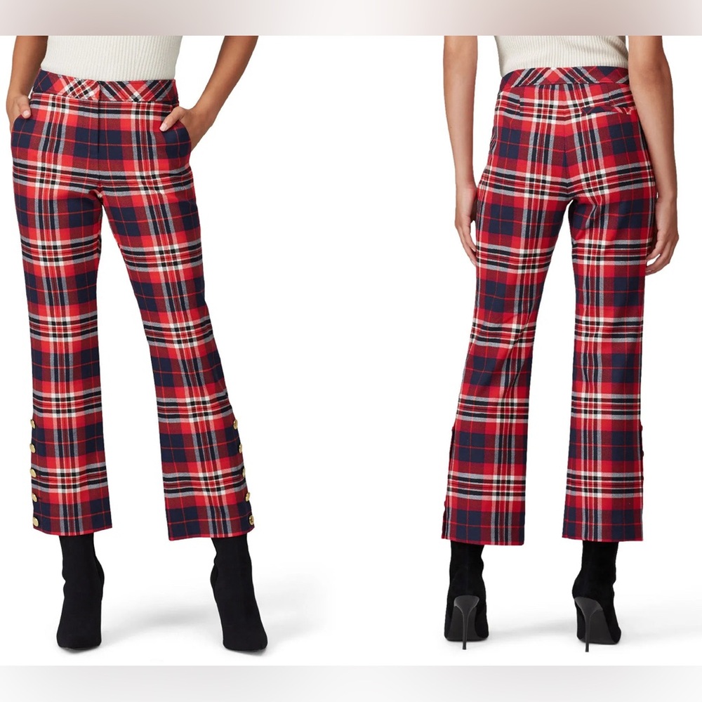 Trina Turk Mercury Plaid Pants Size 0 NWT